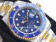 VR MAX Swiss Rolex Submariner Blue Face Real 18K 2-Tone Yellow Gold Watch 40MM (4)_th.jpg
